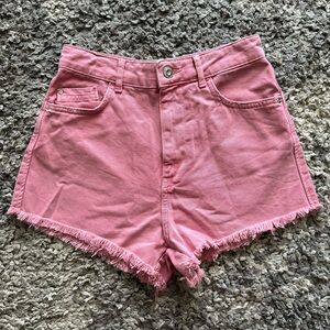 Zara pink shorts